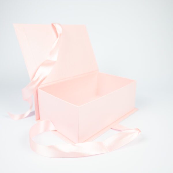 Book Style Gift Box with Ribbon Light Pink South Africa