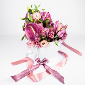 Flower Basket Gift Box with Ribbon South Africa