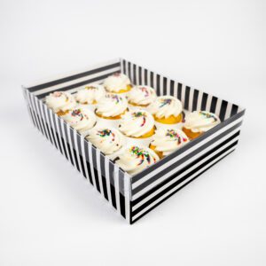 Cup Cake Box Self Erect with Clear Lid South Africa