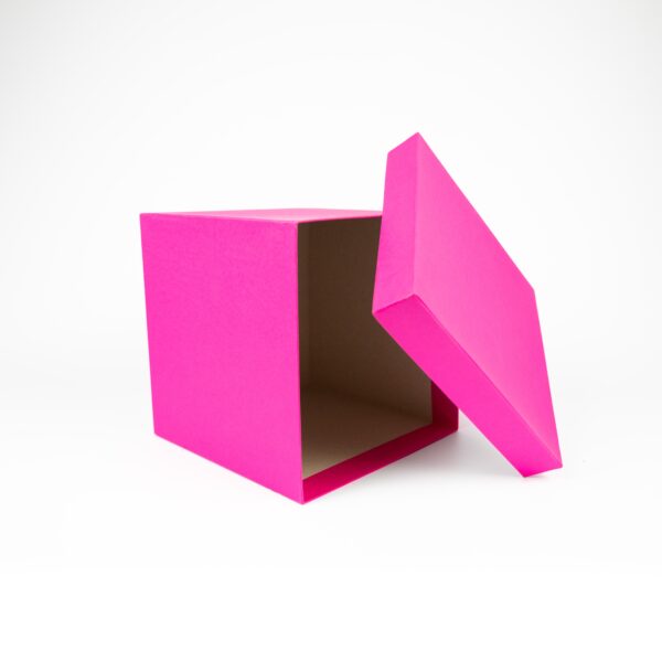 Square Gift Box with Lid Cerise Pink South Africa