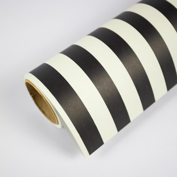 Stripes Wrapping Paper Roll Black White South Africa