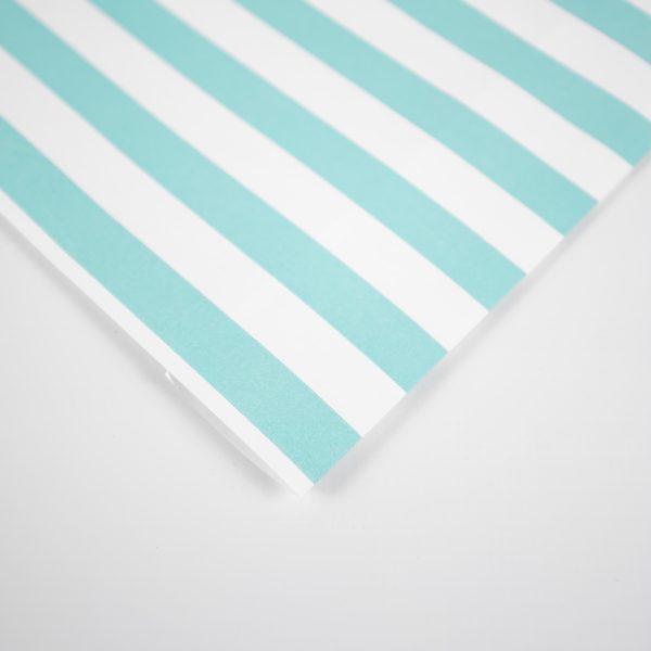 Stripes Wrapping Paper Roll Turquoise White South Africa