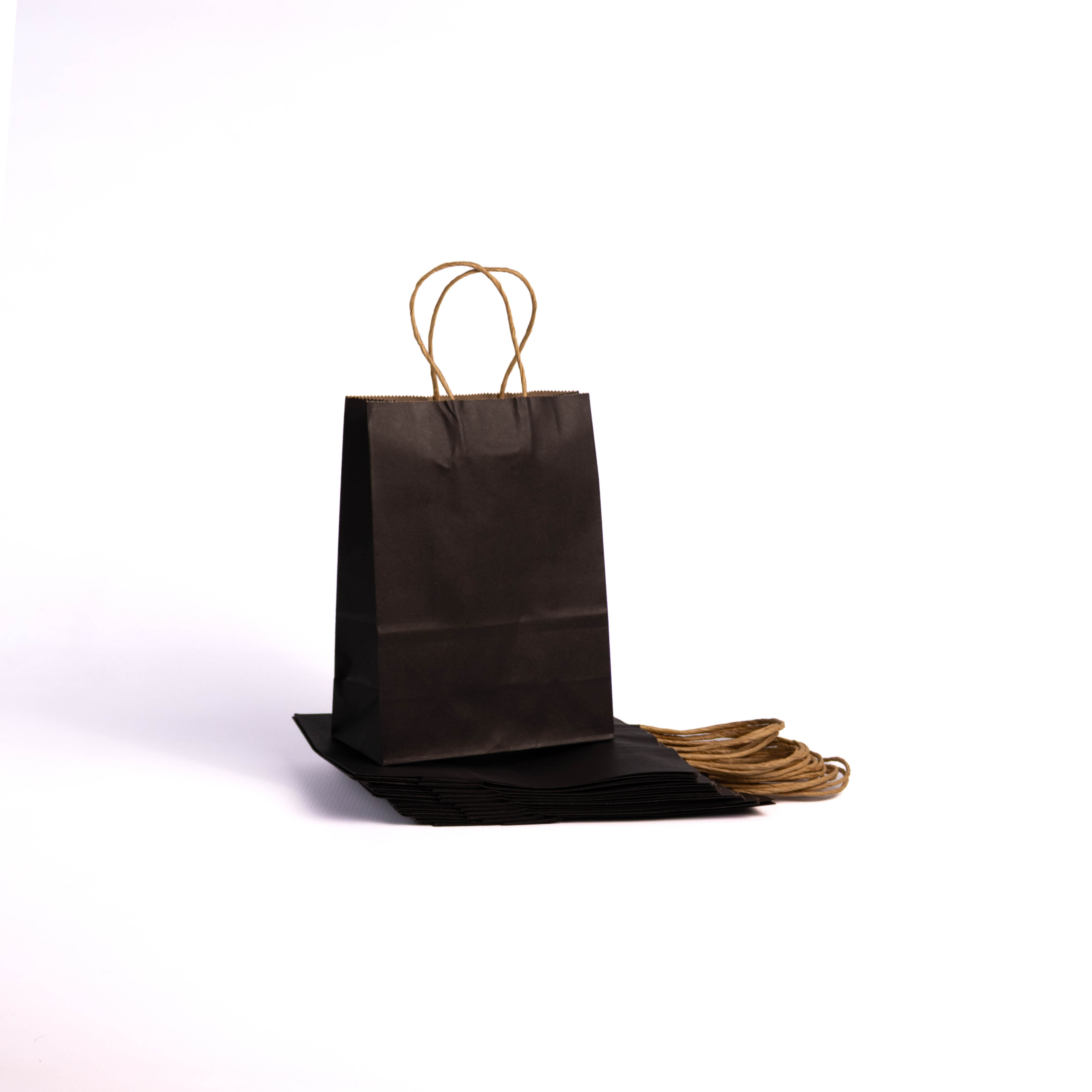 A5 Paper Gift Bag With Straw Handle - 12 Bags - Image 22