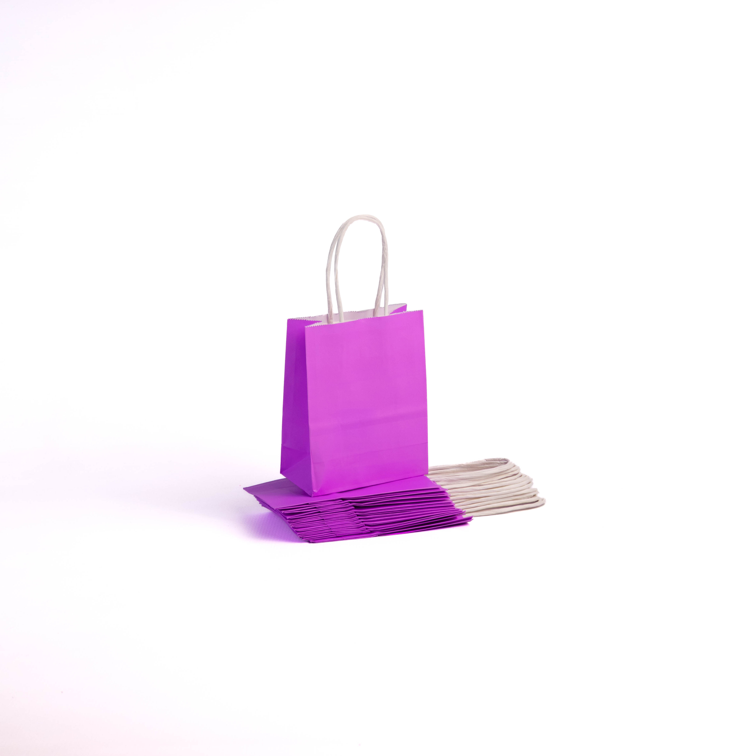 A6 Paper Gift Bag With Straw Handle - 12 Bags - Image 7