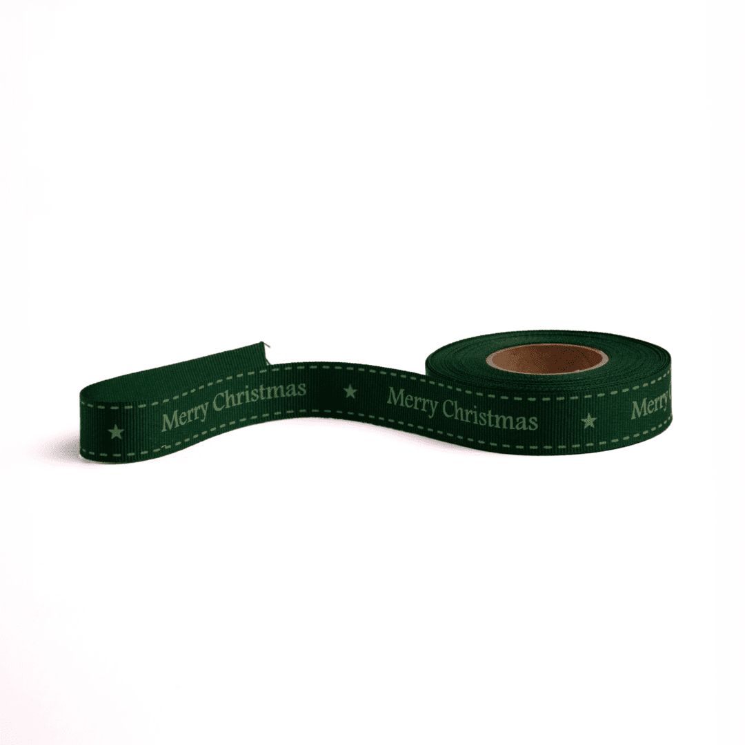 "Merry Christmas" Petersham Ribbon Roll - Image 11