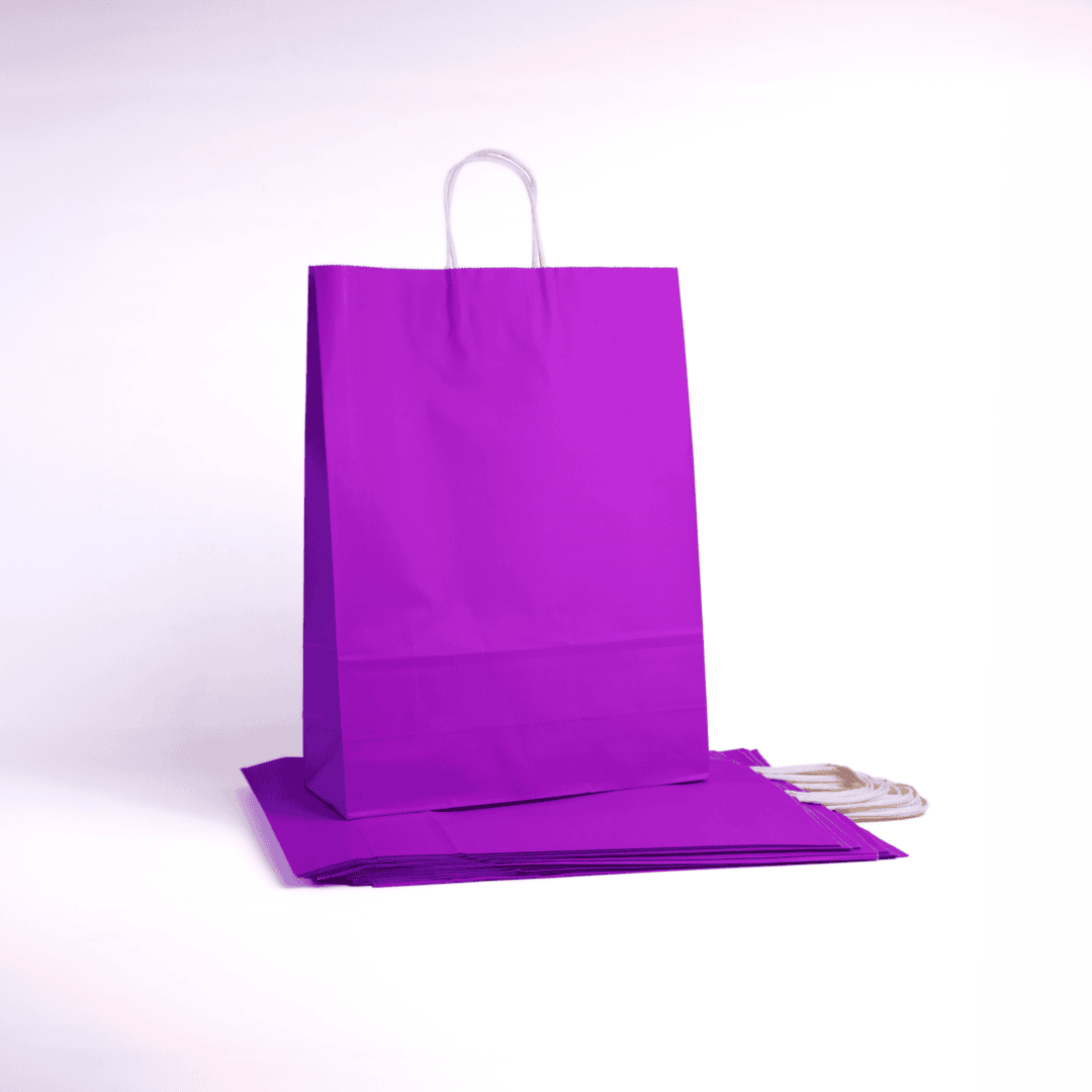 A3 Paper Gift Bag With Straw Handle - 12 Bags - Image 14