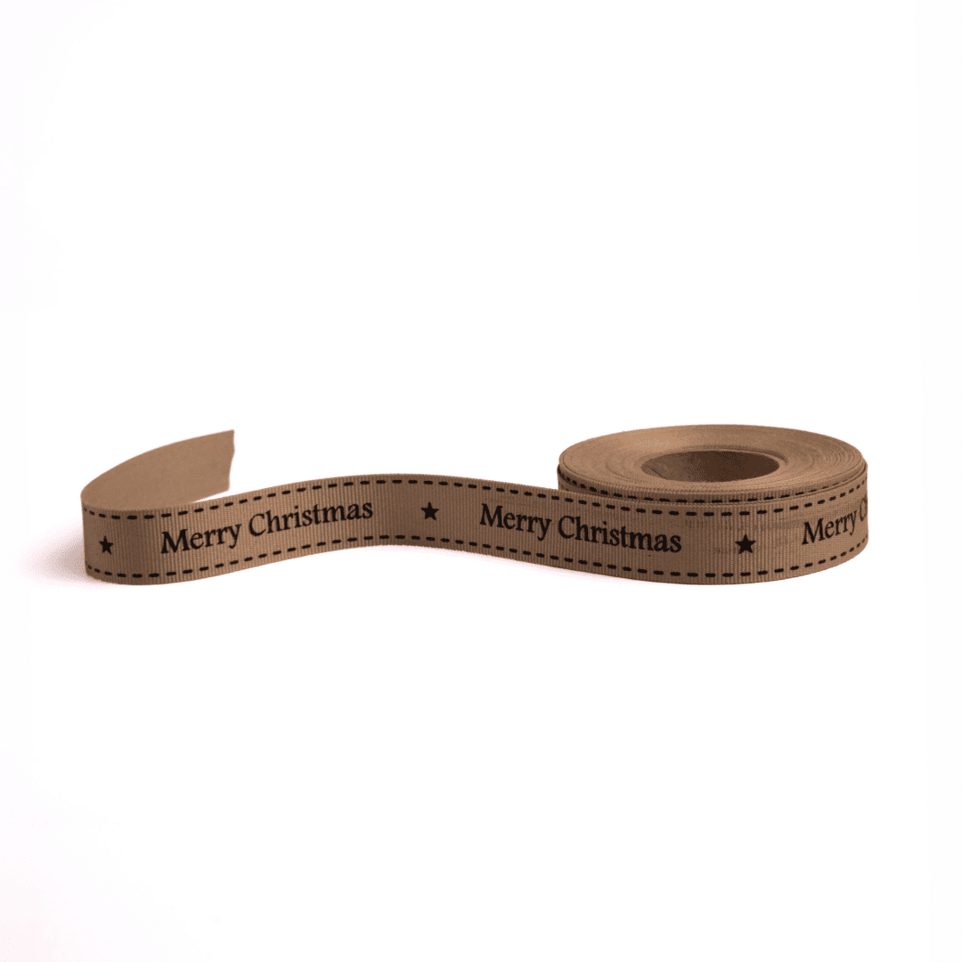 "Merry Christmas" Petersham Ribbon Roll - Image 13