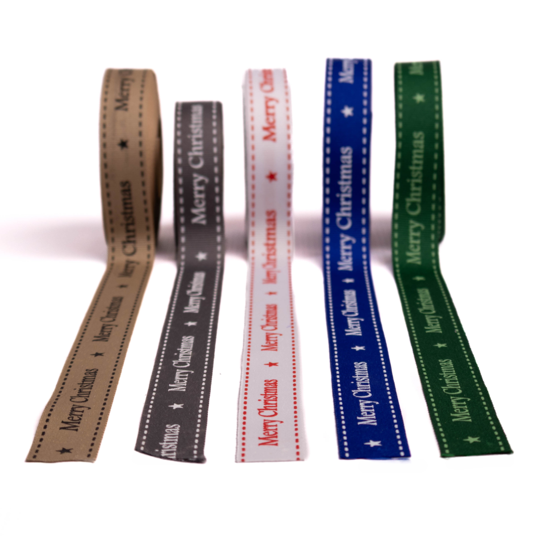 "Merry Christmas" Petersham Ribbon Roll - Image 15