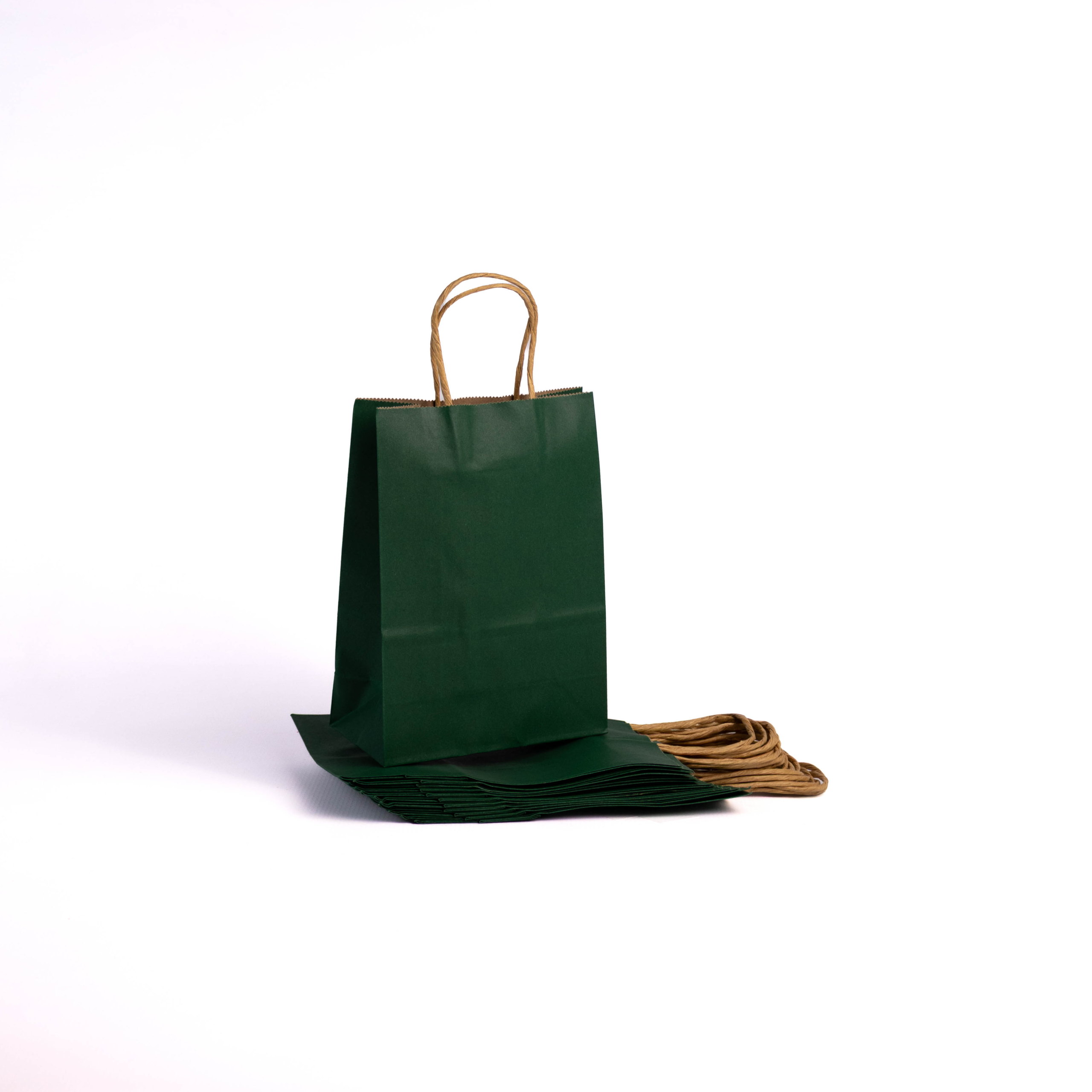 A5 Paper Gift Bag With Straw Handle - 12 Bags - Image 8