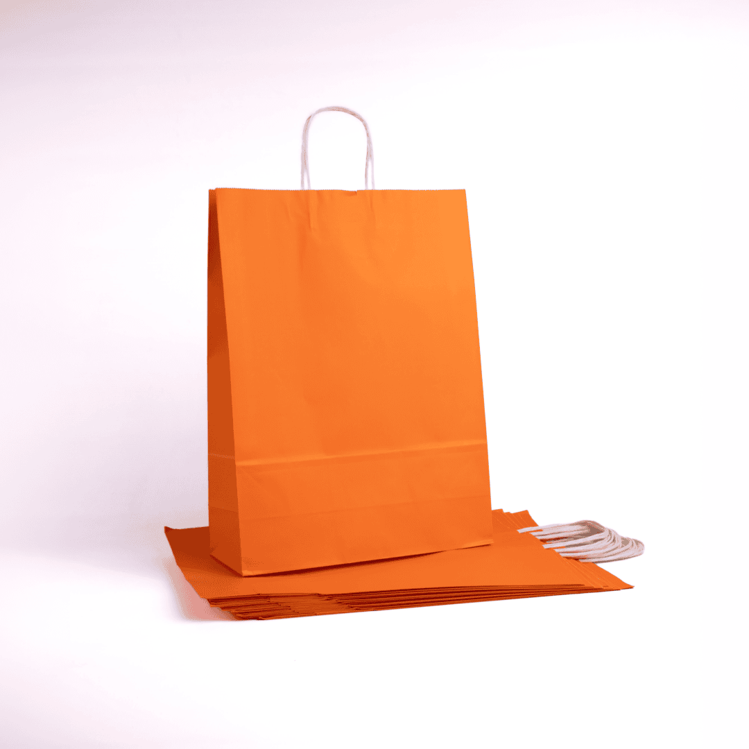A3 Paper Gift Bag With Straw Handle - 12 Bags - Image 9