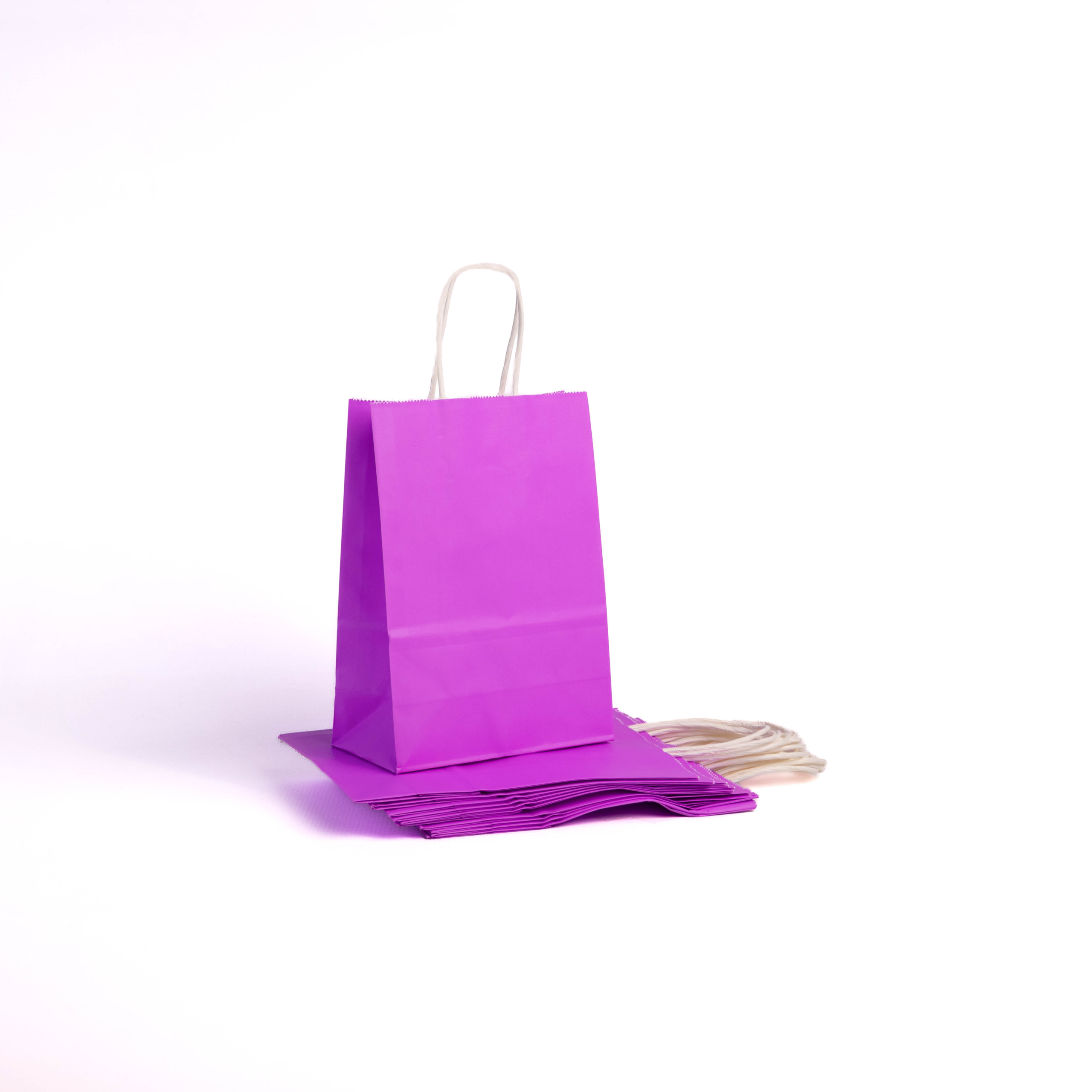 A5 Paper Gift Bag With Straw Handle - 12 Bags - Image 6