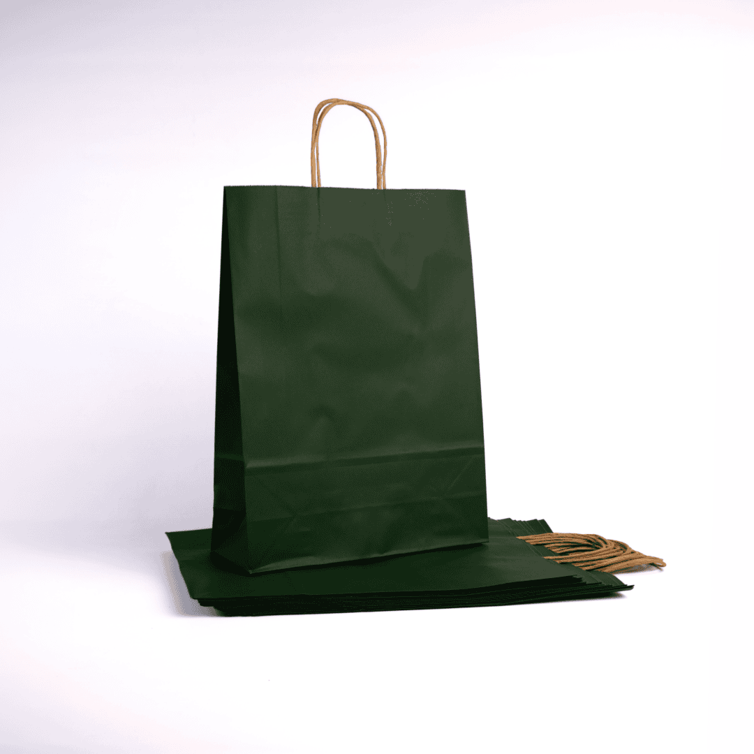 A3 Paper Gift Bag With Straw Handle - 12 Bags - Image 7