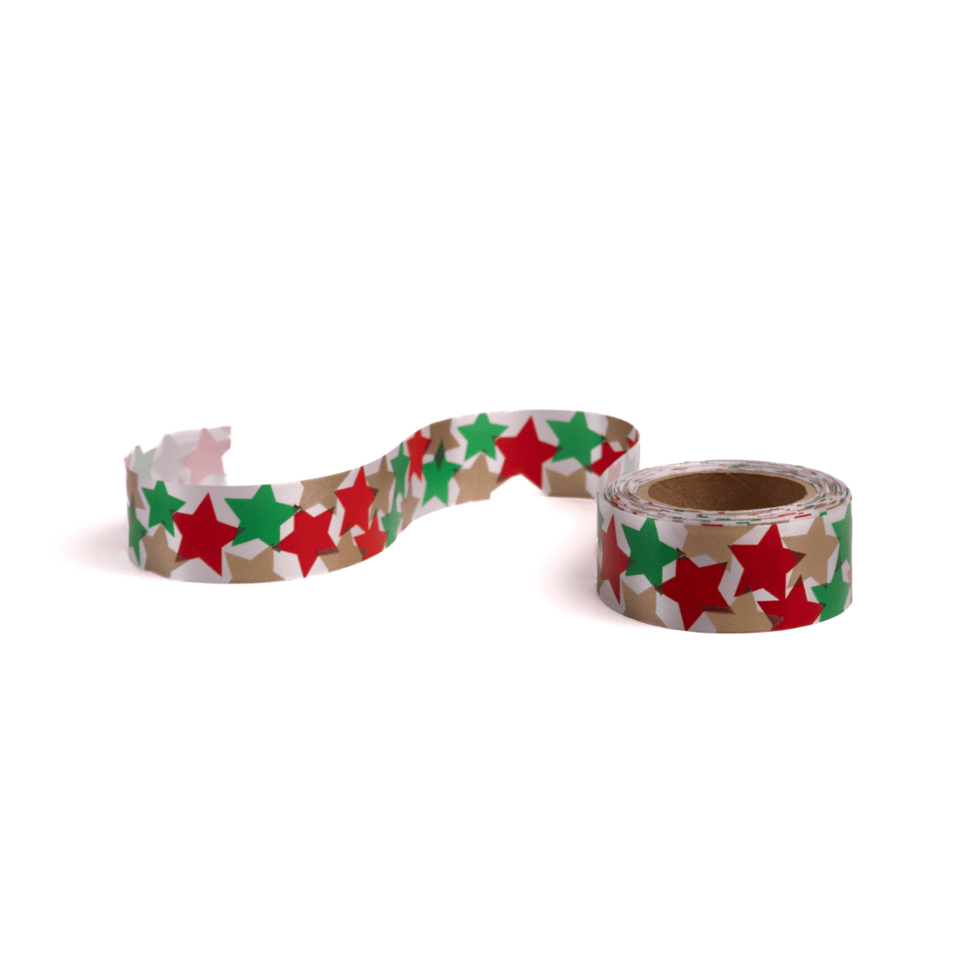 Christmas Poly Satin Ribbon Roll - Image 3