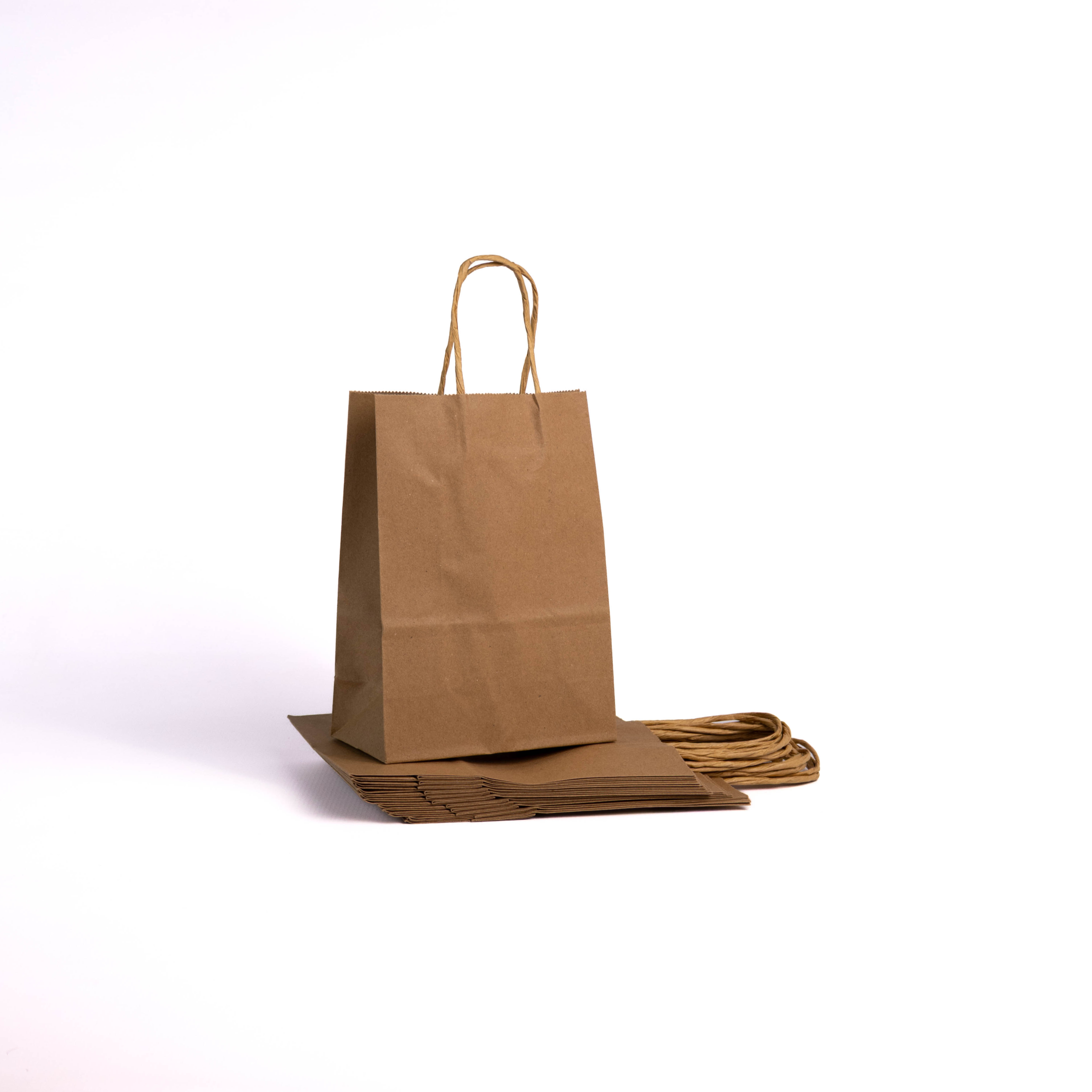 A5 Paper Gift Bag With Straw Handle - 12 Bags - Image 20