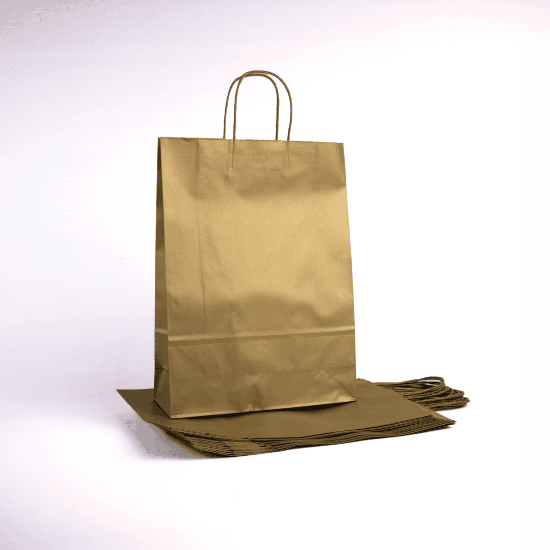A3 Paper Gift Bag With Straw Handle - 12 Bags - Image 20