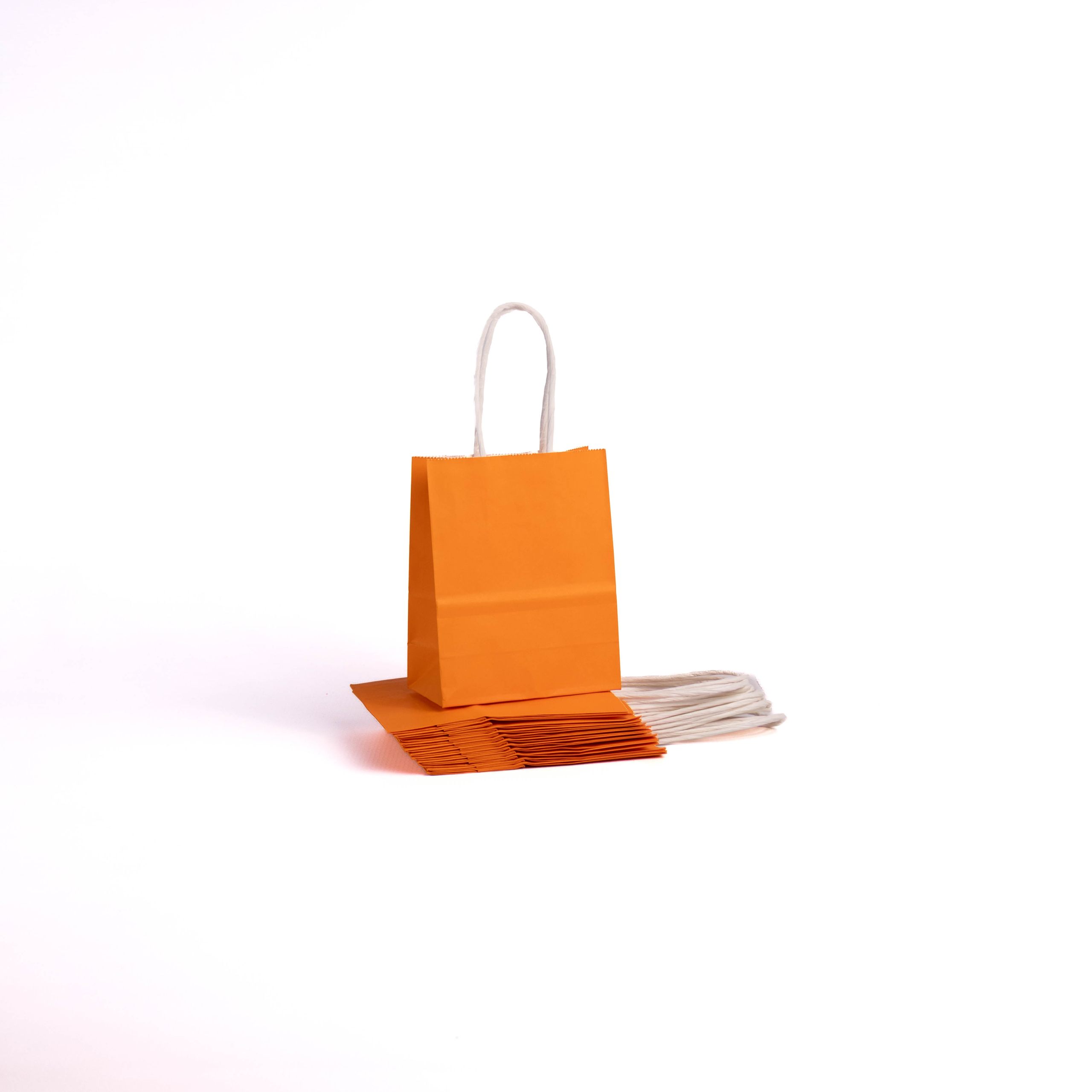 A6 Paper Gift Bag With Straw Handle - 12 Bags - Image 11