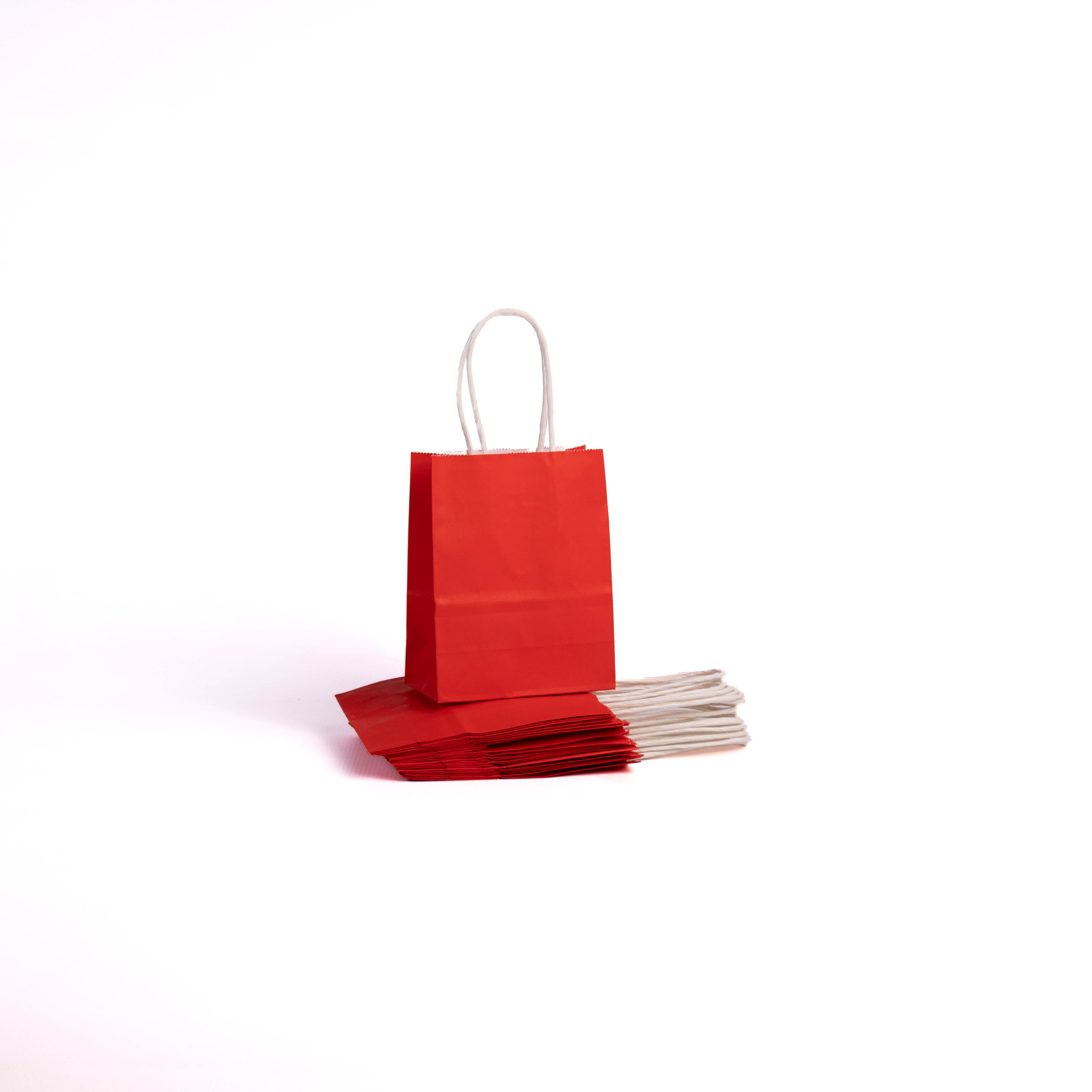 A6 Paper Gift Bag With Straw Handle - 12 Bags - Image 10