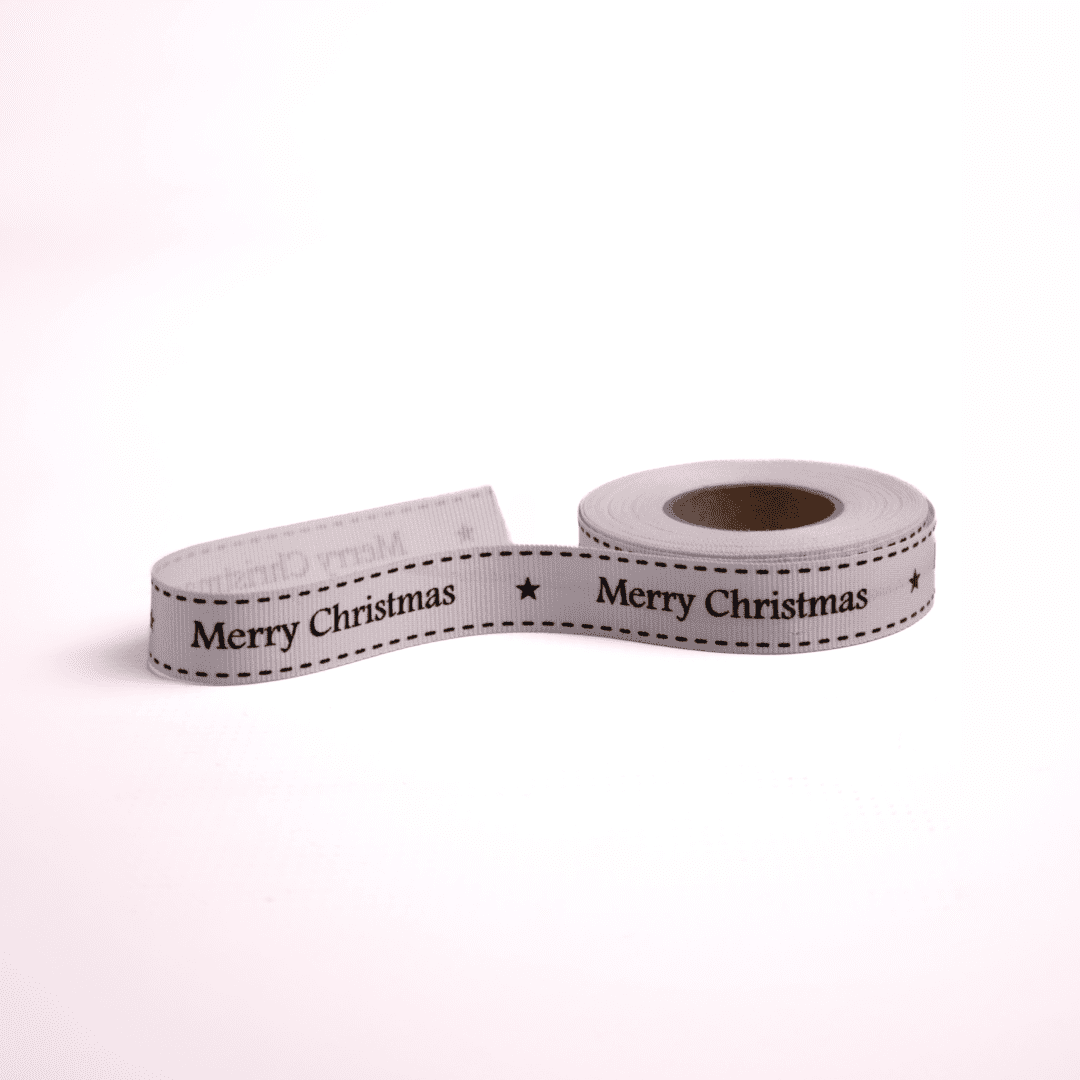 "Merry Christmas" Petersham Ribbon Roll - Image 8