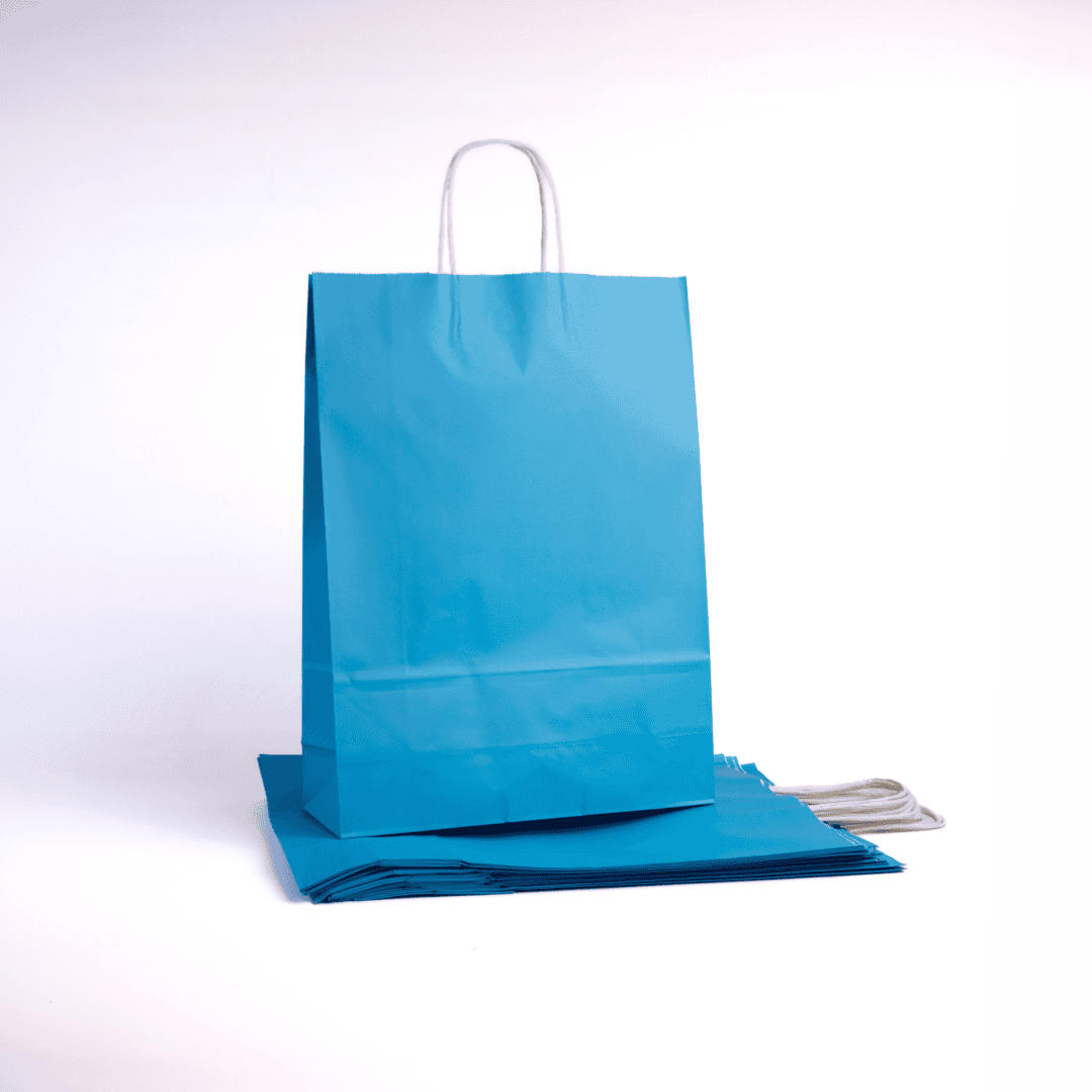 A3 Paper Gift Bag With Straw Handle - 12 Bags - Image 17