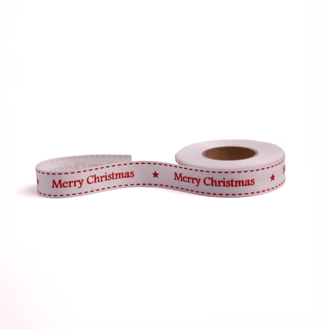 "Merry Christmas" Petersham Ribbon Roll - Image 9