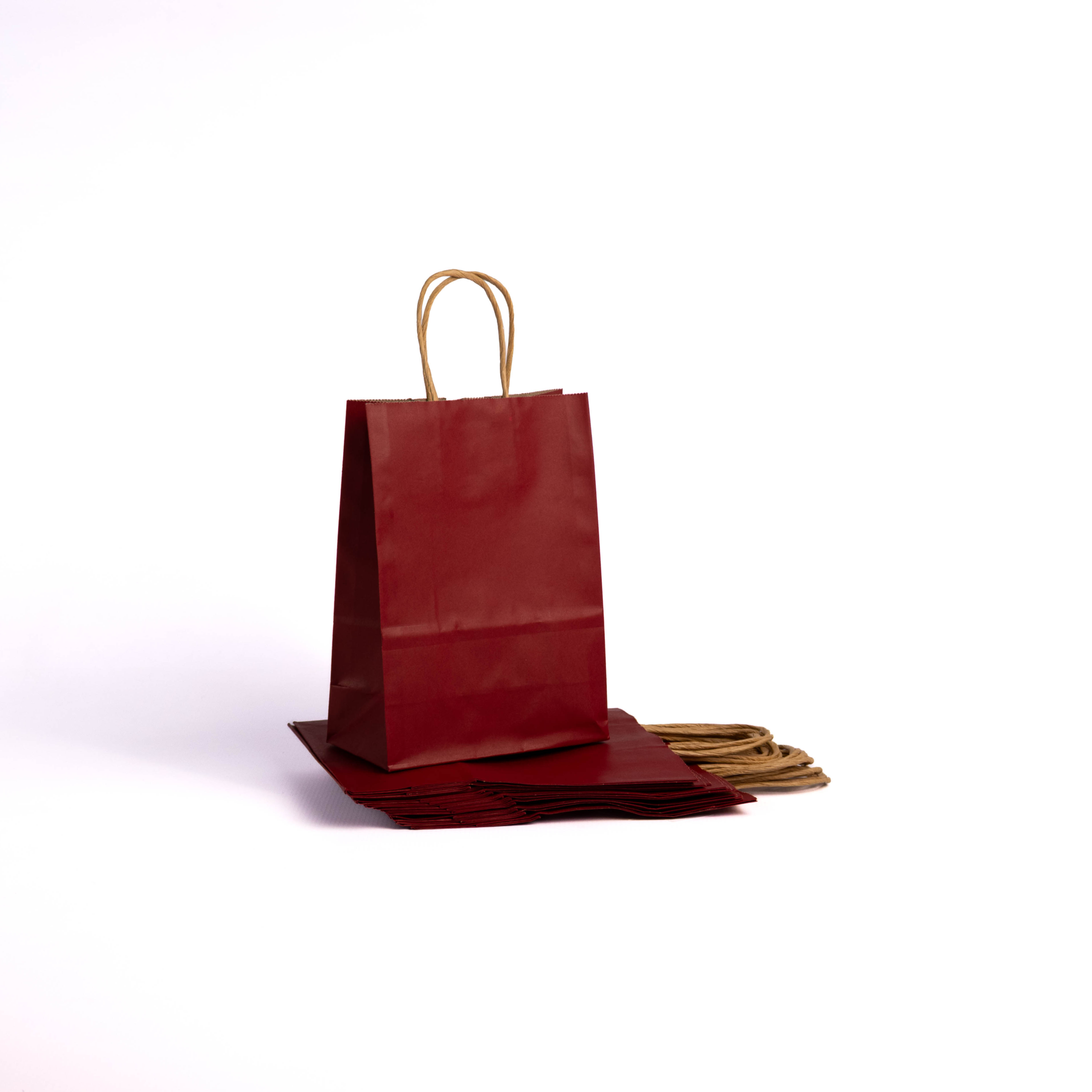 A5 Paper Gift Bag With Straw Handle - 12 Bags - Image 14
