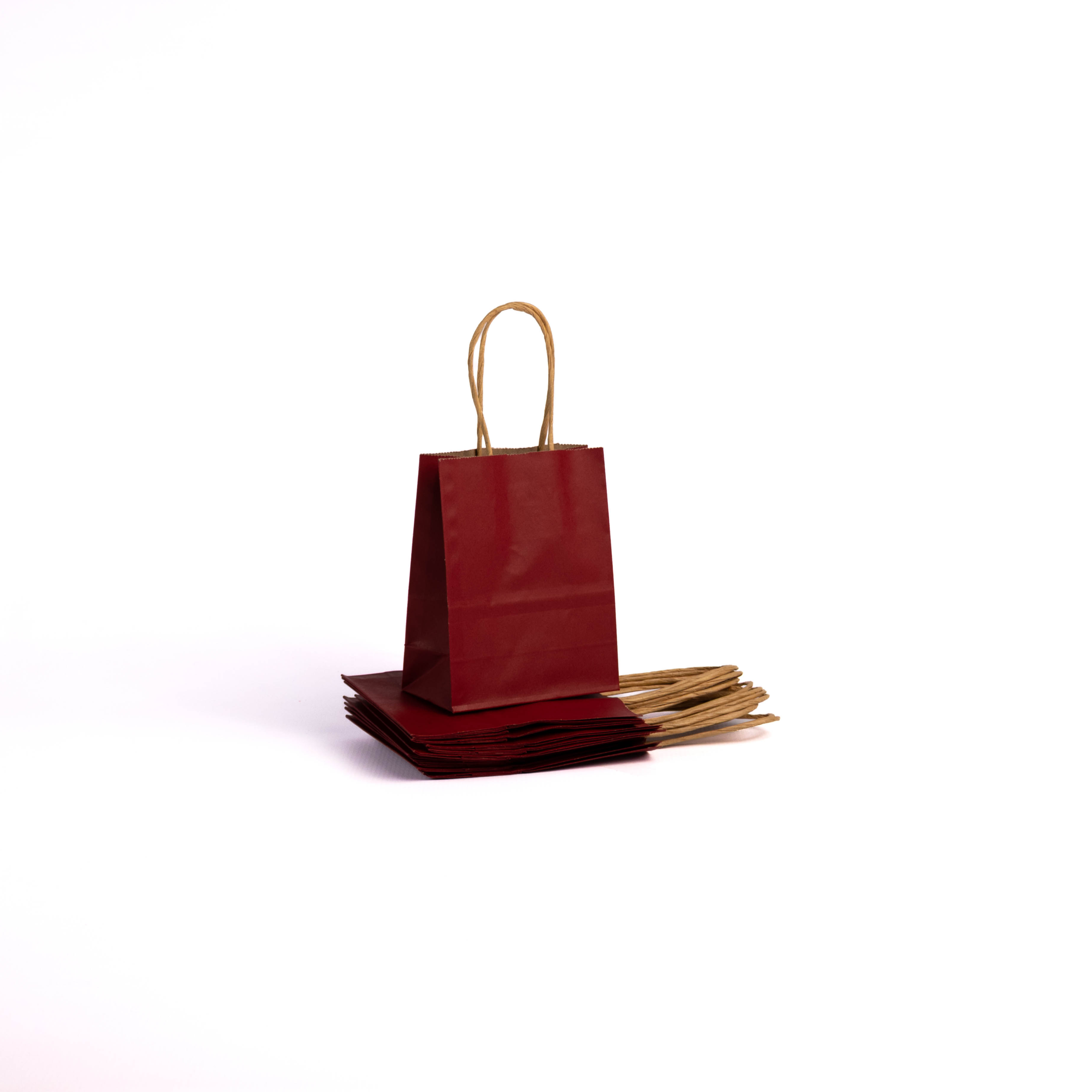 A6 Paper Gift Bag With Straw Handle - 12 Bags - Image 8